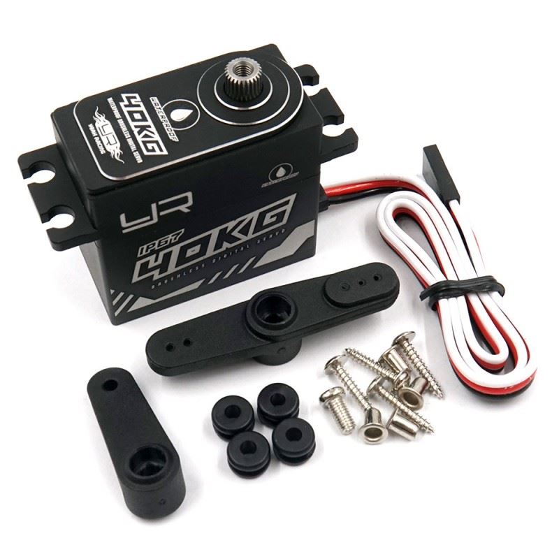 Yeah Racing IP67 40KG Waterproof HV High Torque Aluminum Case Brushless Digital Servo For 1/8 1/10 Crawler Buggy Off-road