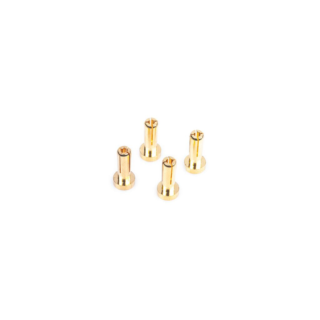 Lrp 4Mm Gold Connectors - 14Mm Length (4 Pcs)
