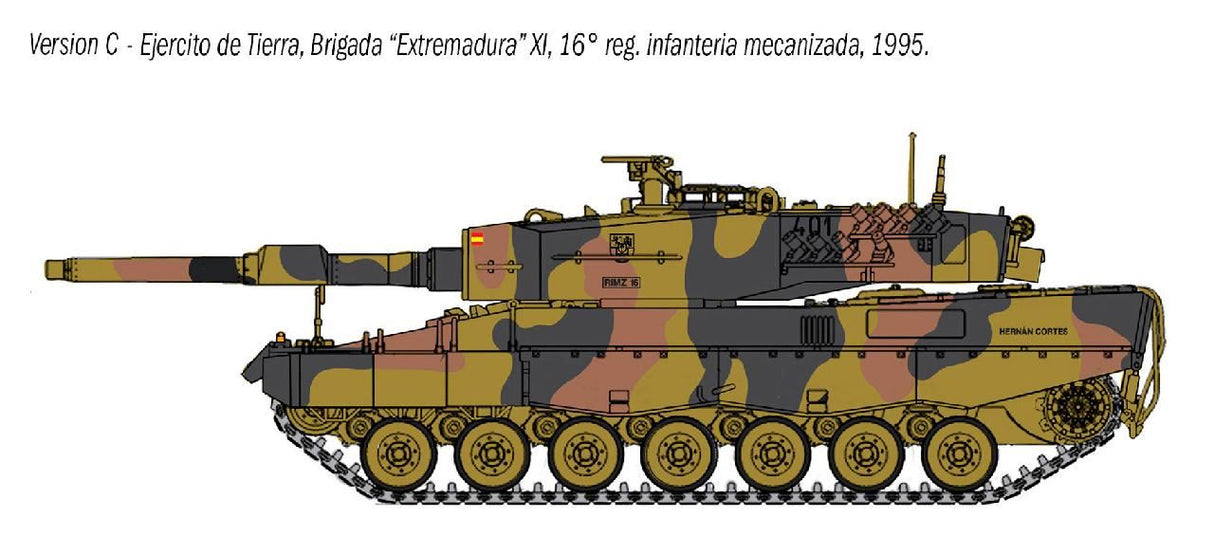 Italeri Leopard 2A4 Tank