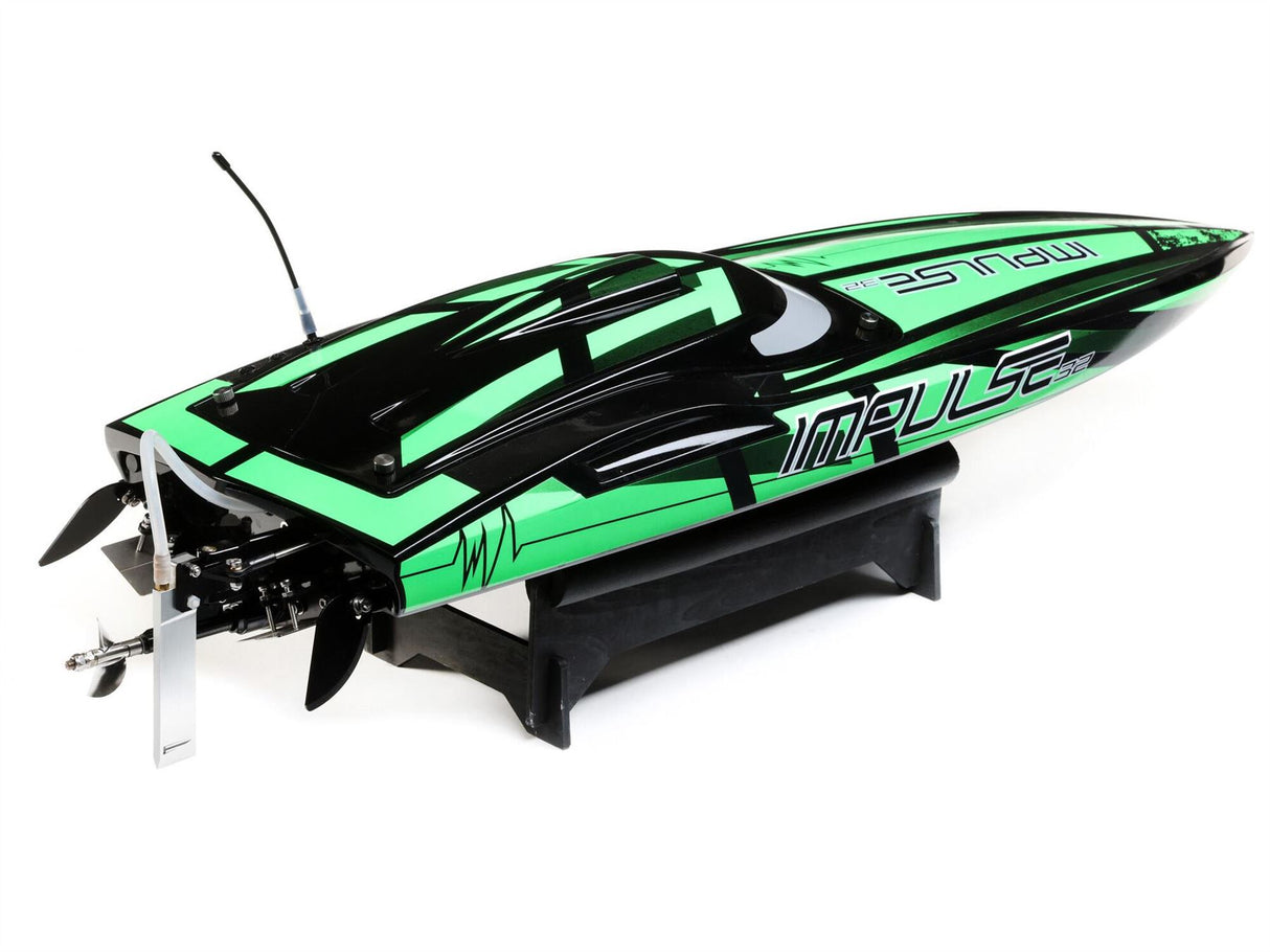 ProBoat Impulse 32 Brushless Deep-V RTR w/Smart, Black/Green