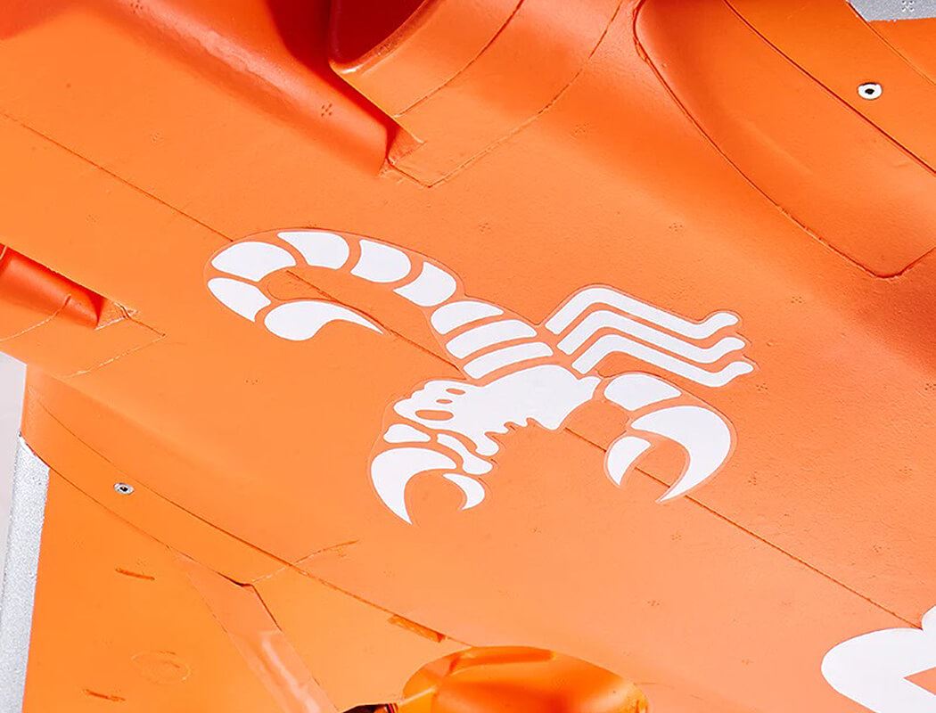 Fms 90Mm Edf Super Scorpion Pnp V2 8S Jet - Orange