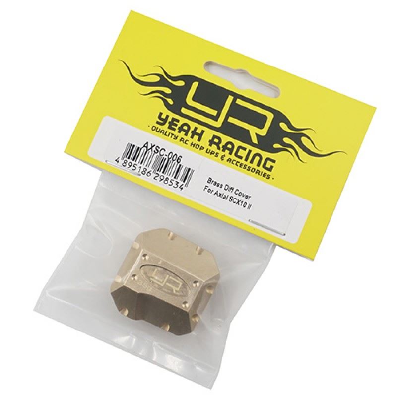 Yeah Racing Brass Diff Cover 35g For Axial SCX10 II Wraith 1.9