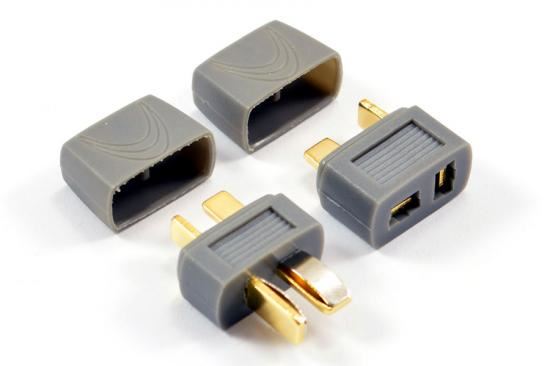 ETRONIX DEANS PLUG (1 male/1 female) w/PROTECTIVE SLEEVE