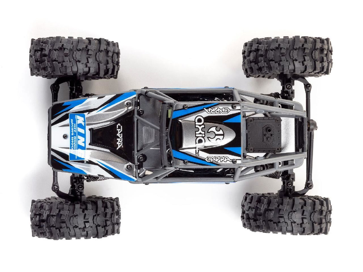 Axial 1/18 Utb18 Capra 4Ws 4Wd Trail Buggy Rtr With Bat/Chg Blue