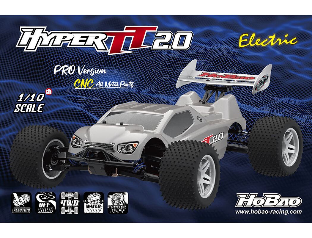 Hobao Tt2.0 Pro Truggy Truck Rtr With Silver Body