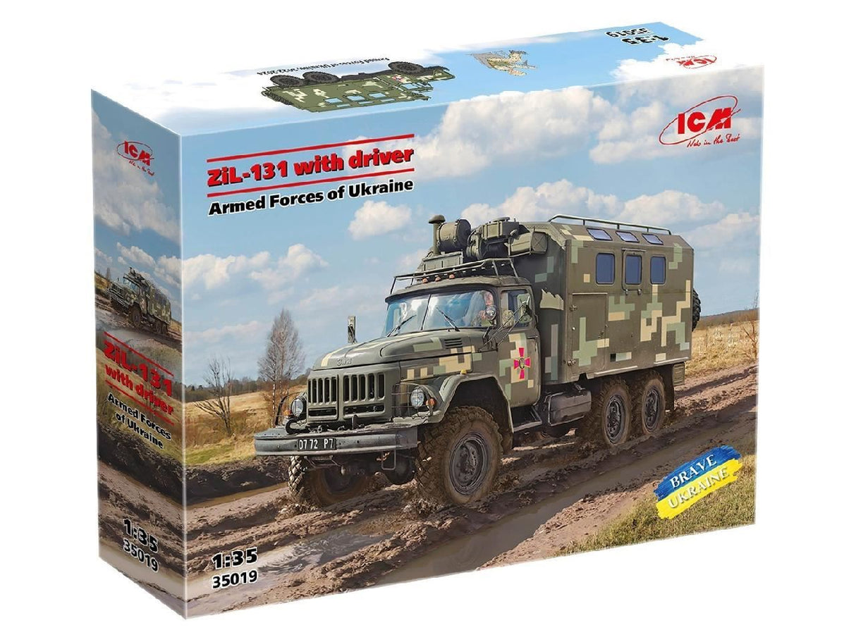 Icm Zil-131 Of The Armed Forces Of Ukraine With Driver Figure