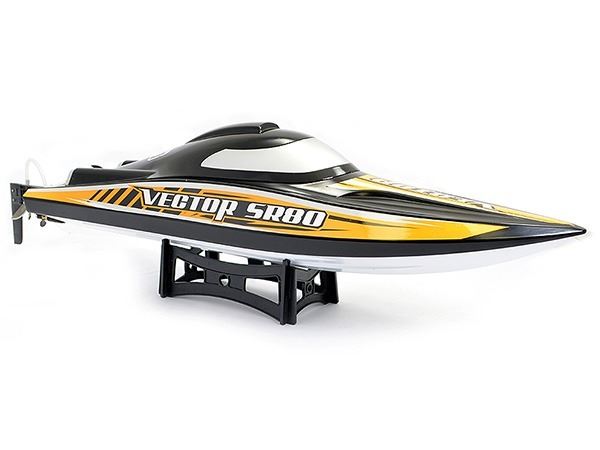Volantex Vector Sr80 Brushless Boat (No Batt)- Black/Orange - V798-4