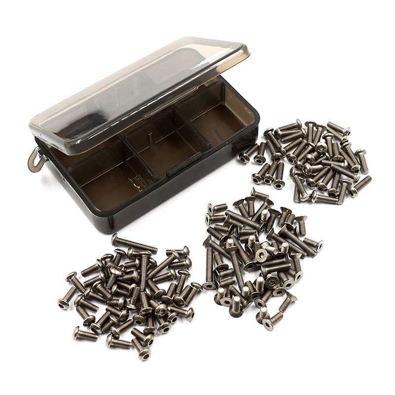 Yeah Racing Titanium Screw Assorted Set w/Box For ReveD RDX
