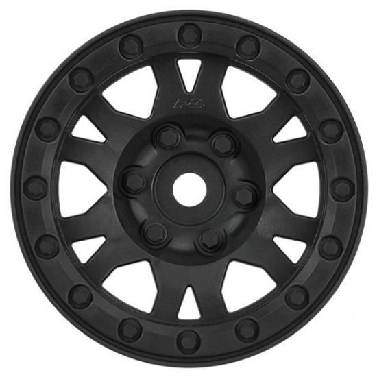 PROLINE IMPULSE 1.9" BLACK PLASTIC INTERNAL BEADLOC WHEEL