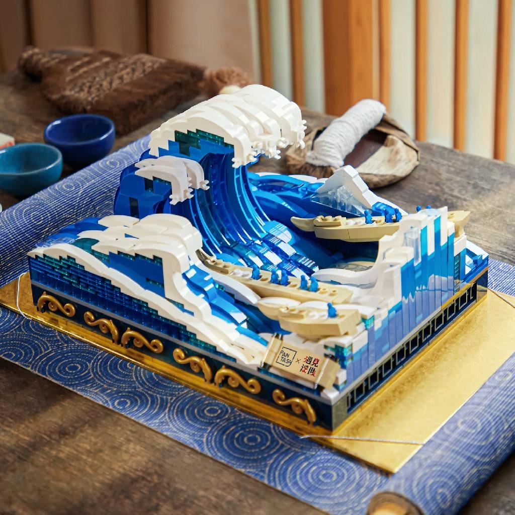 Pantasy Kanagawa Surfing Ocean Wave - 1497 Pcs