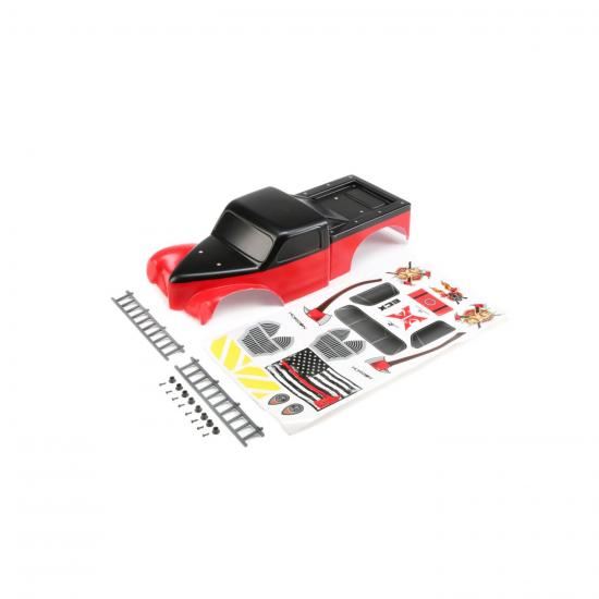 ECX Body w/ Ladders - Red/Black: 1:10 2WD Axe MT