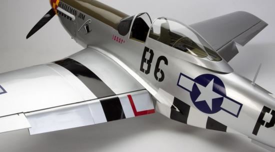 HAN P-51D Mustang 60cc ARF (HAN4770)