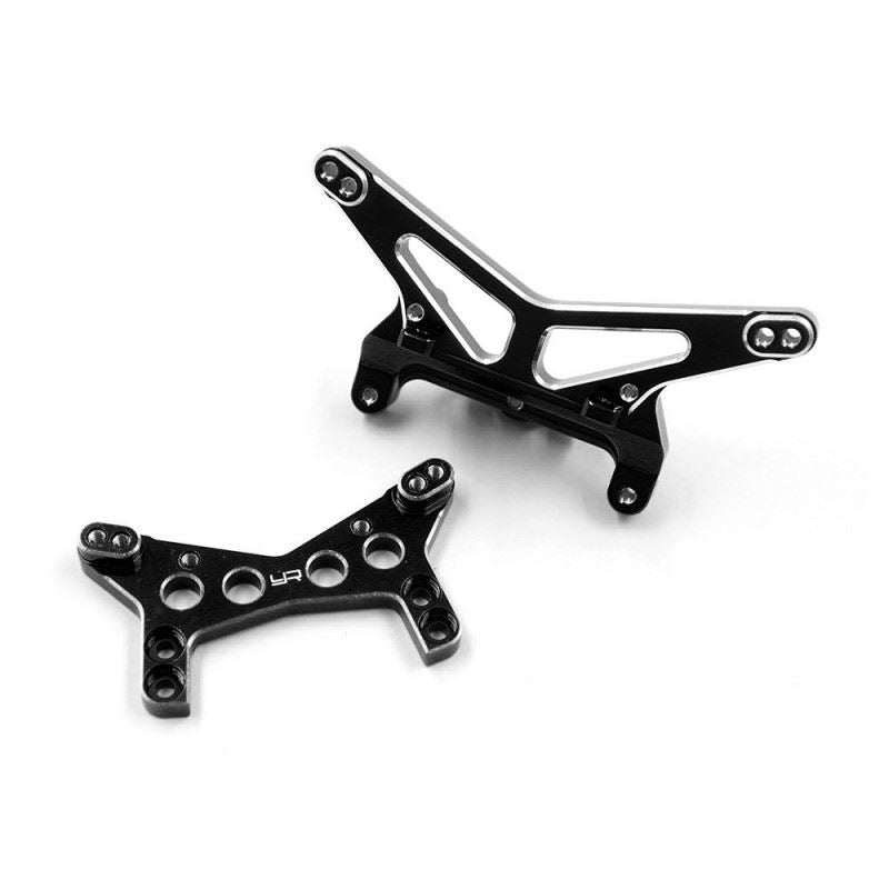 Yeah Racing Aluminum Shock Tower Set (F & R) For Losi 1/24 Micro-B 2Wd Buggy / 1/28 Micro-T Truck
