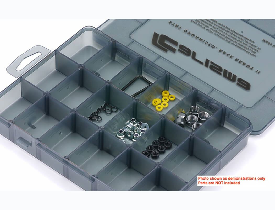 Carisma Rc Parts Storage Box 18 Compartments 200X157X27Mm