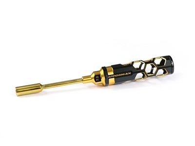 Arrowmax Nut Driver 7.0 x 100mm Black Golden
