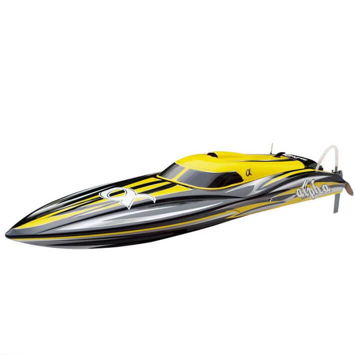 Joysway Alpha Brushless Yellow Artr Racing Boat W/Obatt/Chrgr - JY8901Y