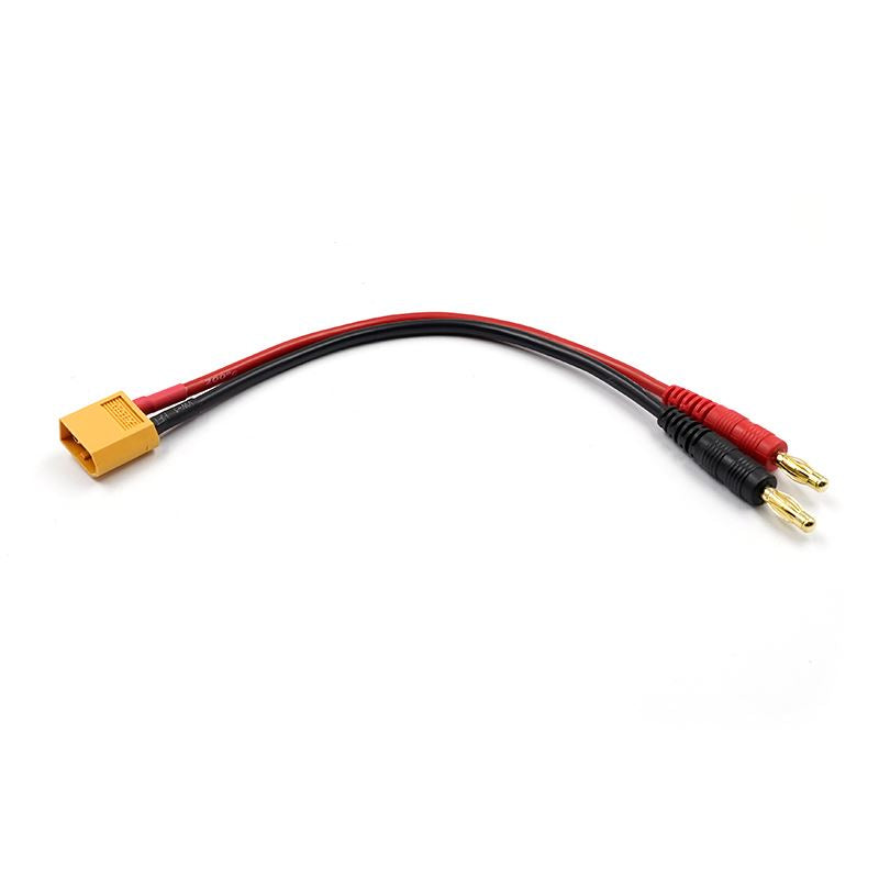 Yeah Racing XT60 Male To 4mm Plug Charge Cable Connector Wire