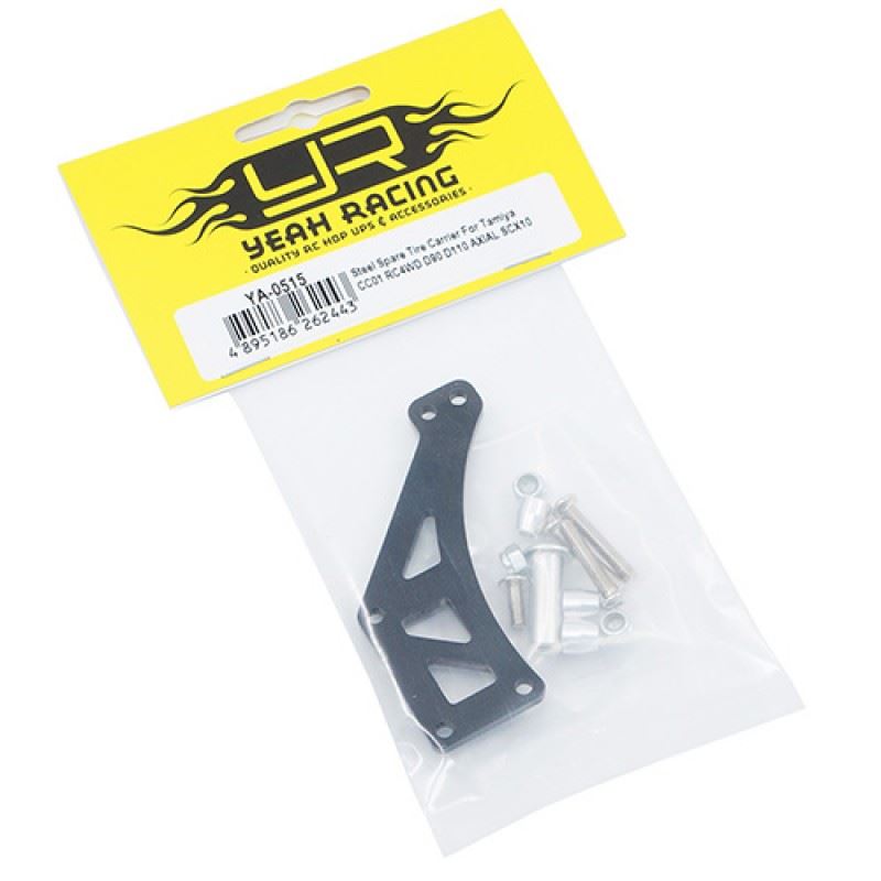Yeah Racing Steel Spare Tire Carrier For Tamiya CC01 RC4WD D90 D110 AXIAL SCX10