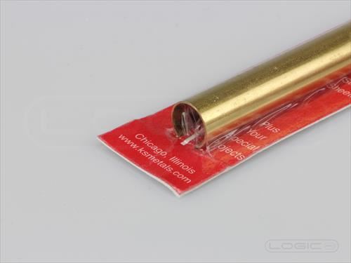 K&S Brass Tube 11.9 x 305mm (15/32 x 12")