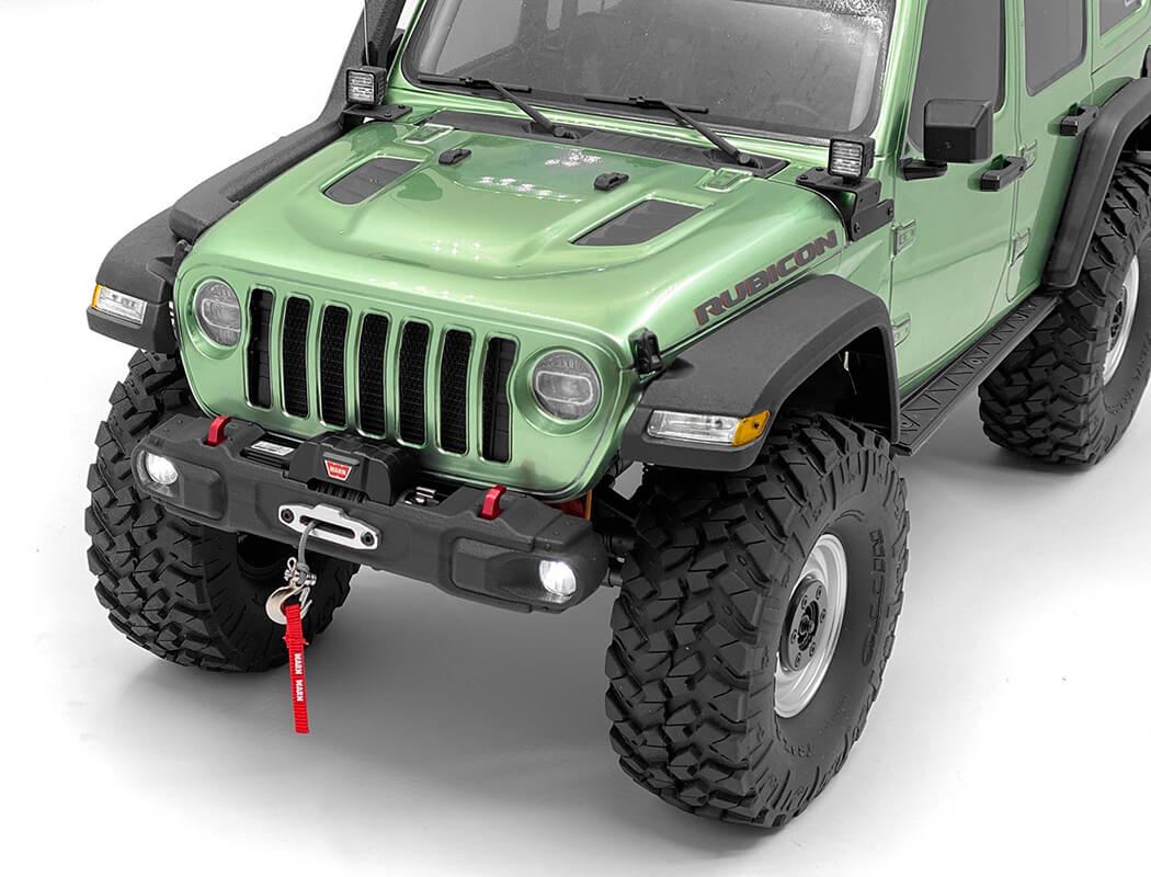 RC4WD OEM NARROW FRONT WINCH BUMPER W/ STEERING GUARD FOR AXIAL 1/10 SCX10 III JEEP (GLADIATOR/WRANG