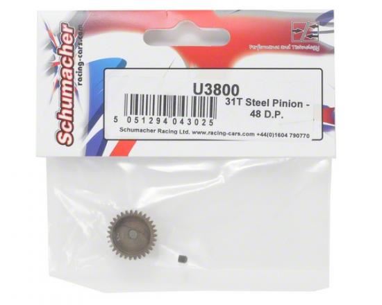 Schumacher 31T Steel Pinion - 48 D.P.