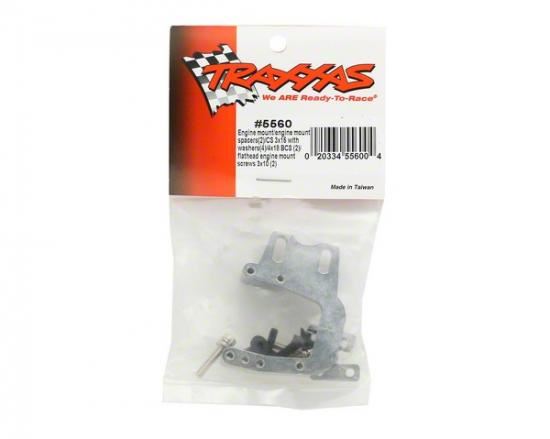 TRAXXAS Engine mount/spacers/3x15 CS/4x18 BCS/screws 3x10(2)