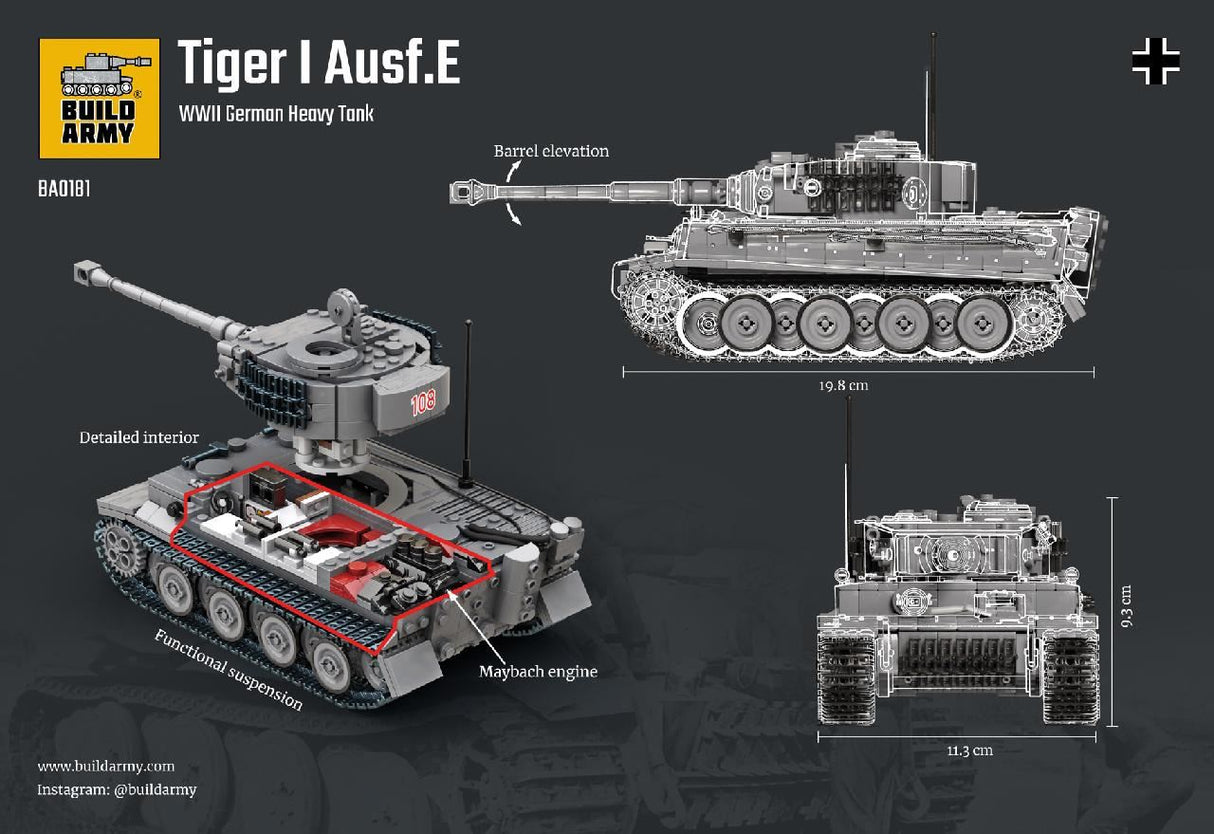 Build Army Tiger 1 Grey