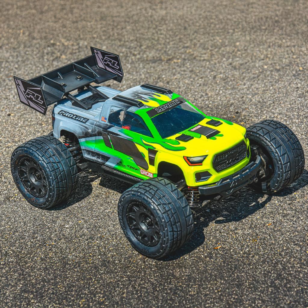 Pro 1/18 Sector Wing Set And Roof Skids Black: Granite Grom