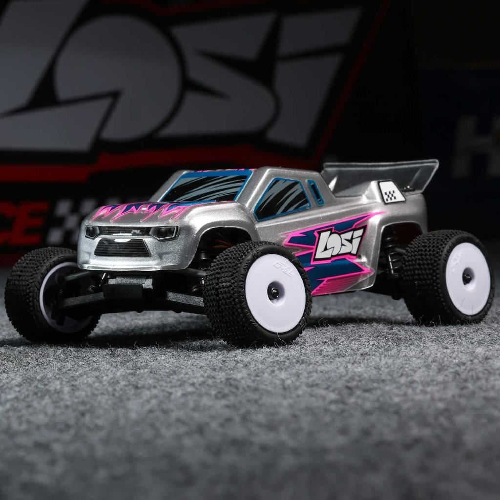 Losi 1/28 Micro-T 2Wd Stadium Truck Rtr Silver