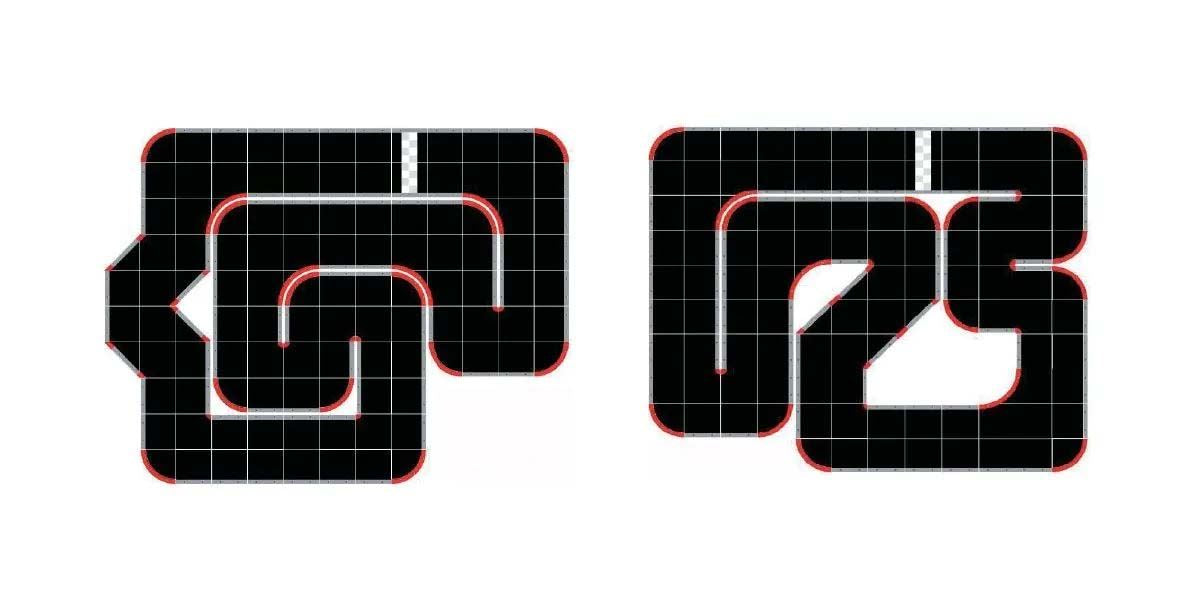 Kyosho Mini-Z Grand Prix Circuit50 Corner Set 45 Degre (12Pcs)