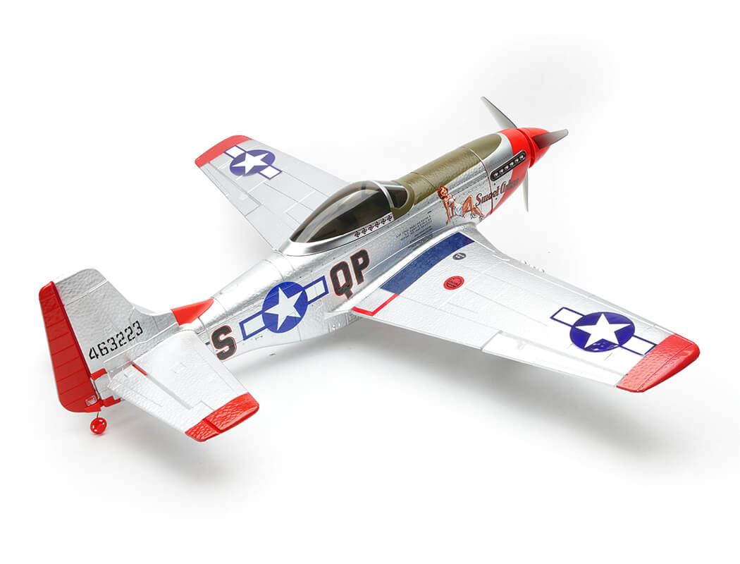 Mo-Fly P-51D Mustang 685Mm 6Ch 3D/6G With 6-Axis Gyro Rtf