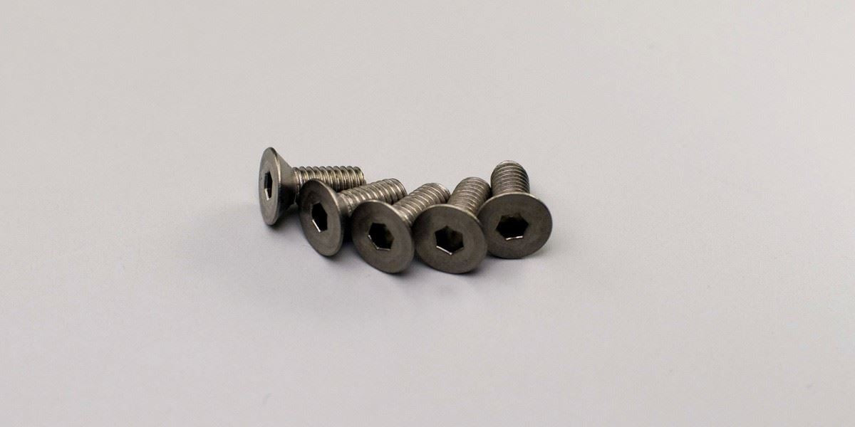 Titan Hex Flat Head Screws M4X10Mm (5) Kyosho