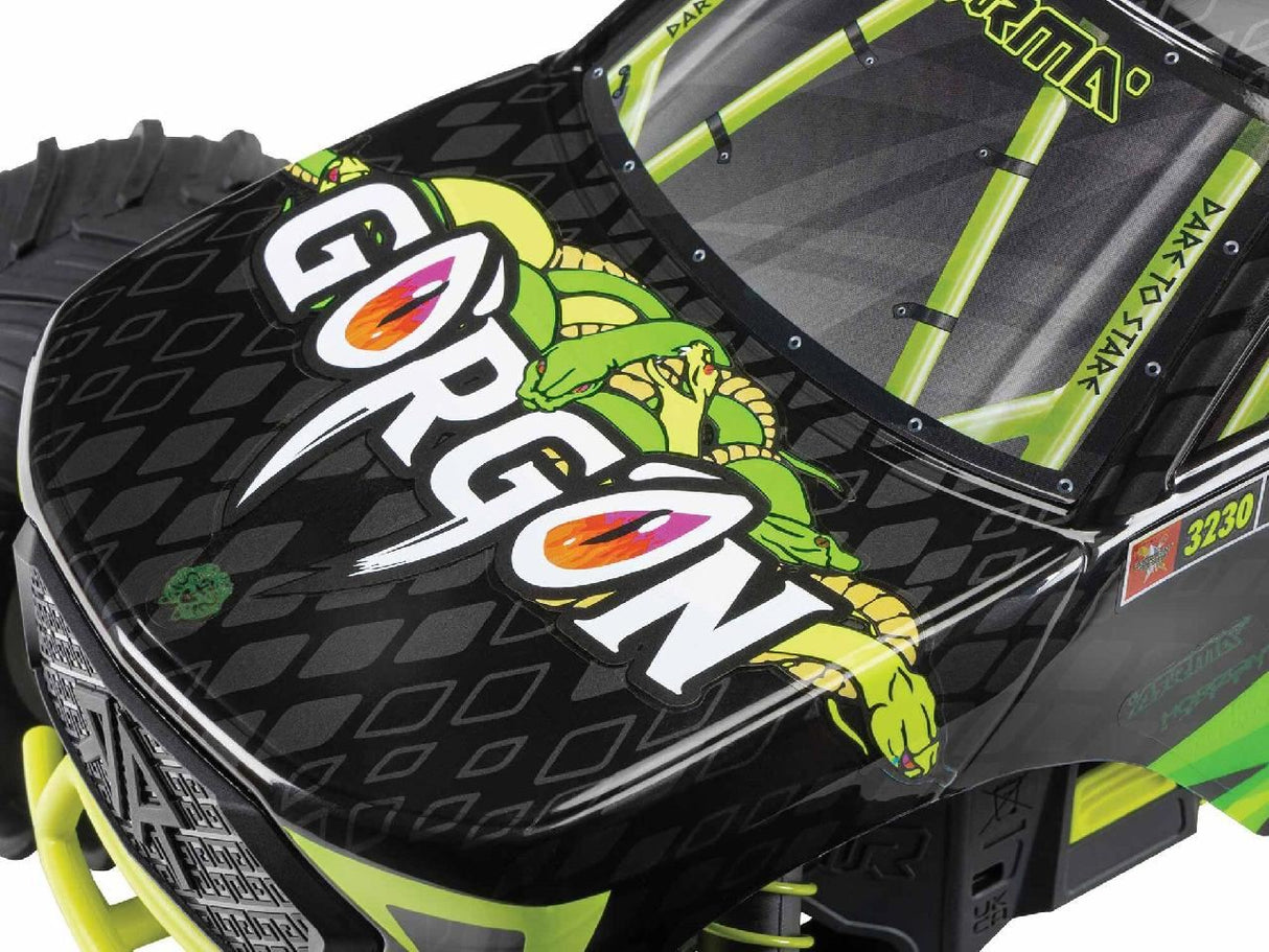 Arrma Gorgon 2wd MT 1/10 RTR Smart w/8.4v Batt/USB Charger Yellow