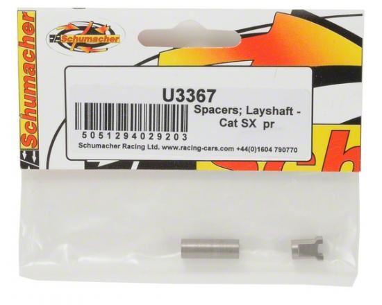 Schumacher Spacers; Layshaft - Cat SX pr