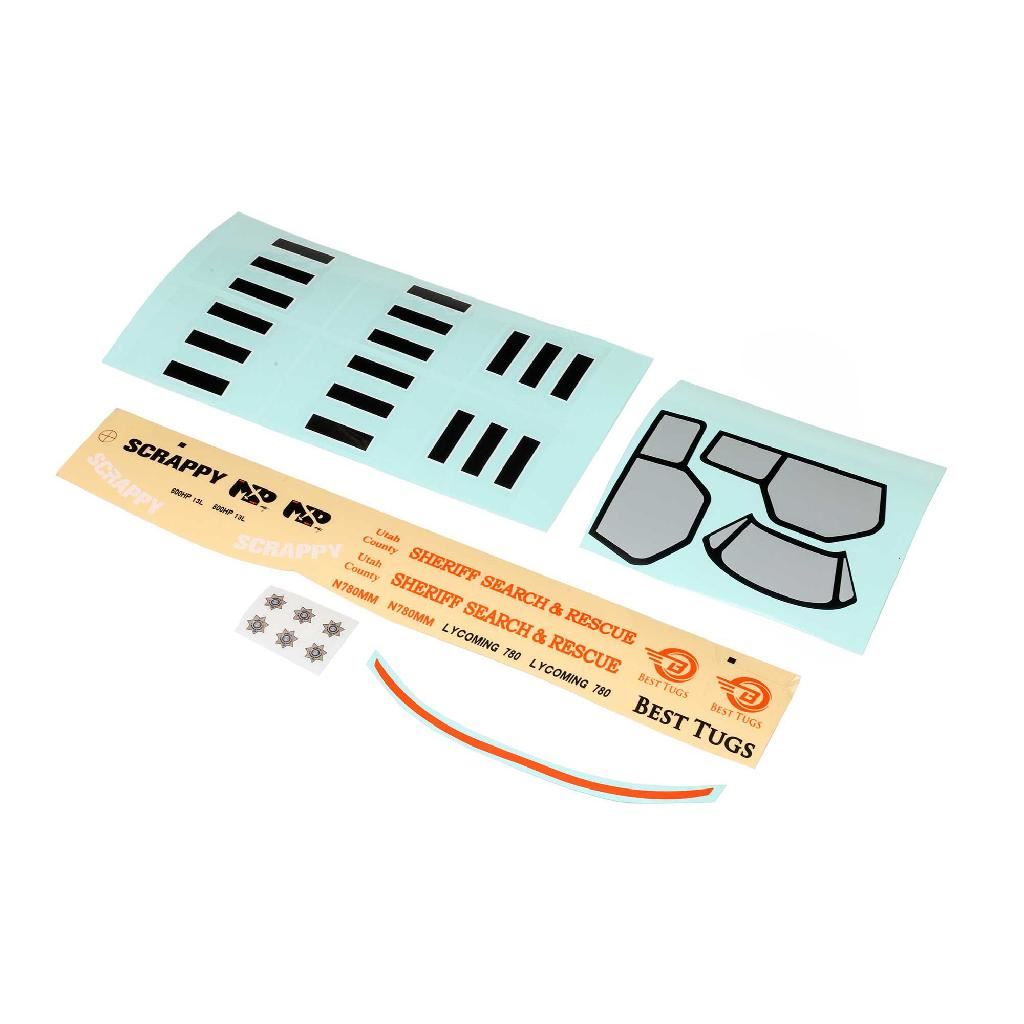 E Flite Decal Sheet: Micro Scrappy 800