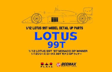 BEEMAX Etching detial parts Lotus 99T  1987 World Champions Monaco GP