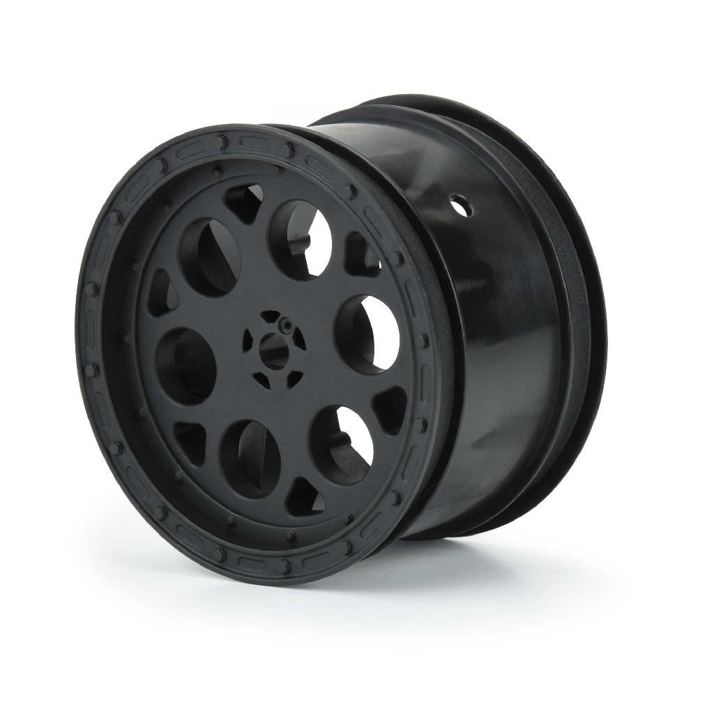 Proline 1/10 Showtime Rear 2.2In 12mm Sprint Car Wheels (2) Black