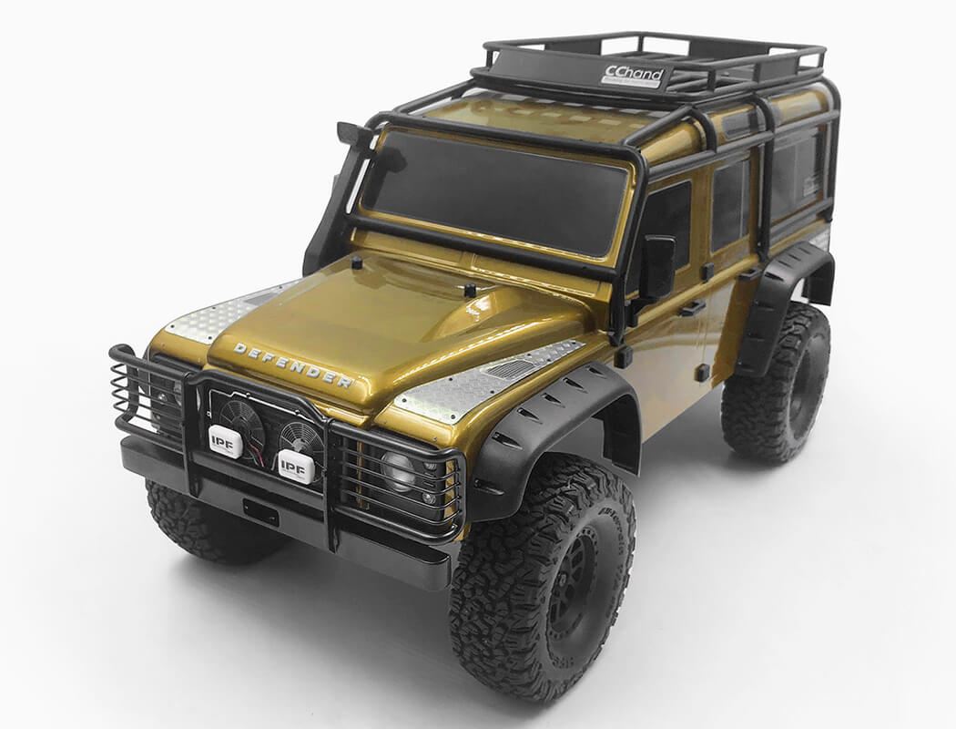RC4WD CAMEL BUMPER W/ IPF LIGHTS FOR TRAXXAS TRX-4 LAND ROVER DEFENDER