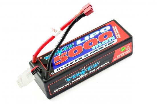 VOLTZ 5000mah 3S 11.1V 50C HARDCASE LIPO STICK PACK BATTERY