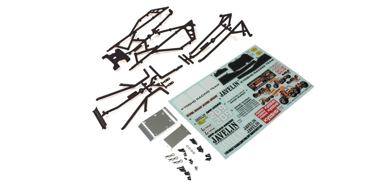 Body Parts And Roll Bar Kyosho Javelin - Black