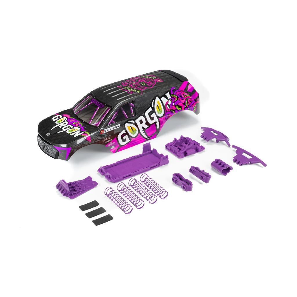 Arrma GORGON Painted Decaled Body Set (Purple)