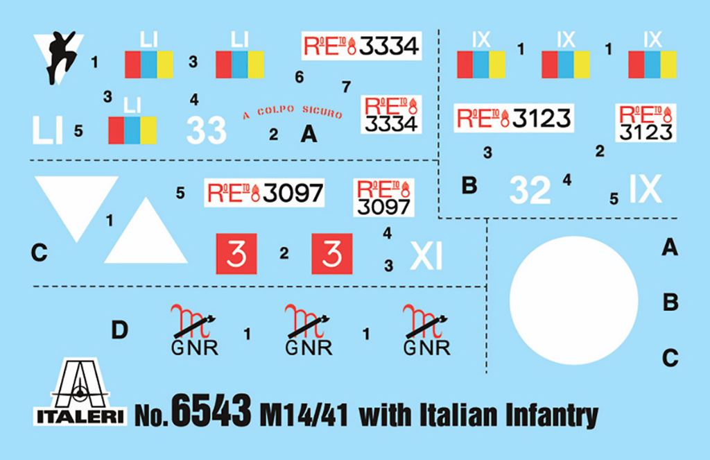 Italeri M14/41 with Italian Inf. RR