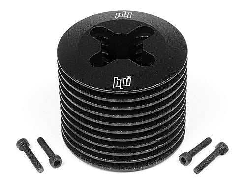 HPI Aluminum Heatsink Head (Black/F3.5)