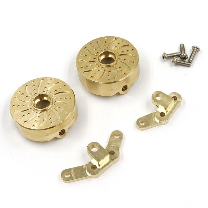 Yeah Racing Brass Front Steering Knuckle Arm 2pcs For Element 1/10 Enduro