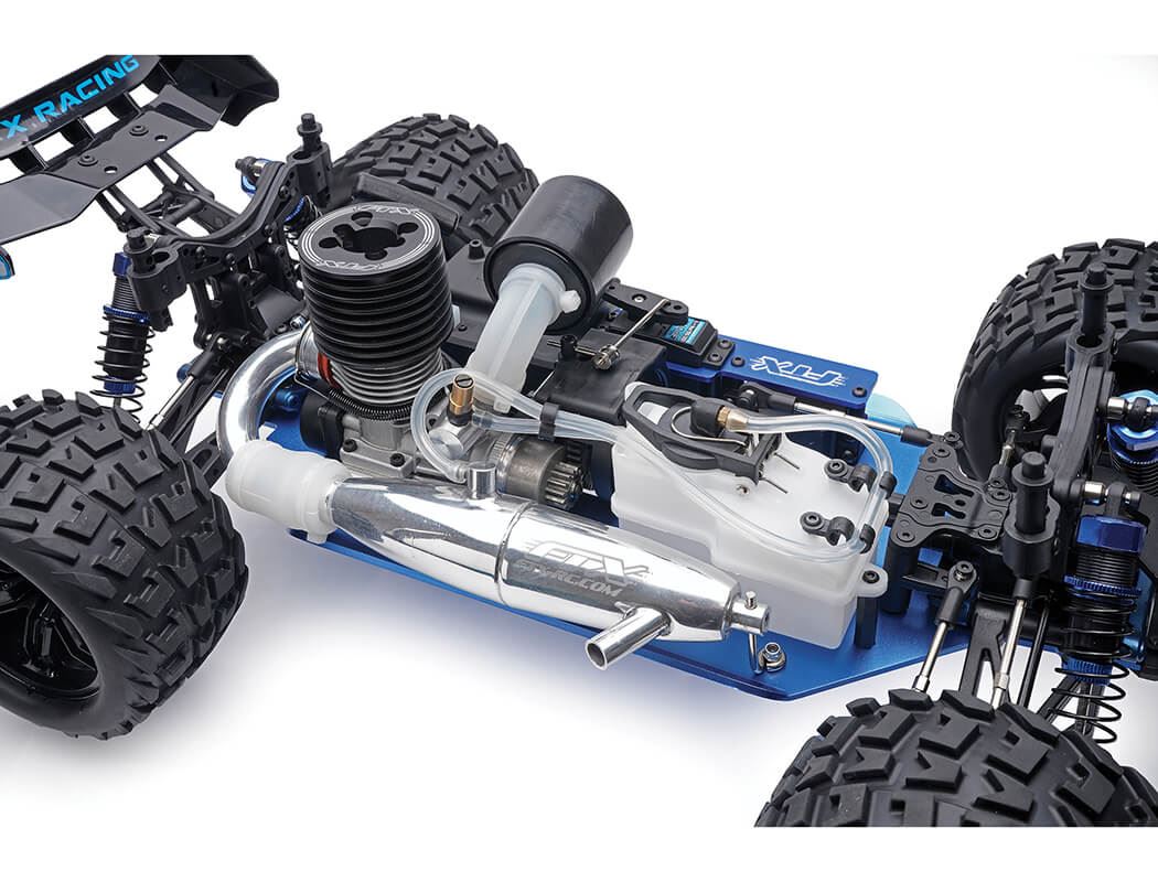 Ftx Khaos 1/10 Nitro 4Wd Truggy Rtr With .21 Engine Orange