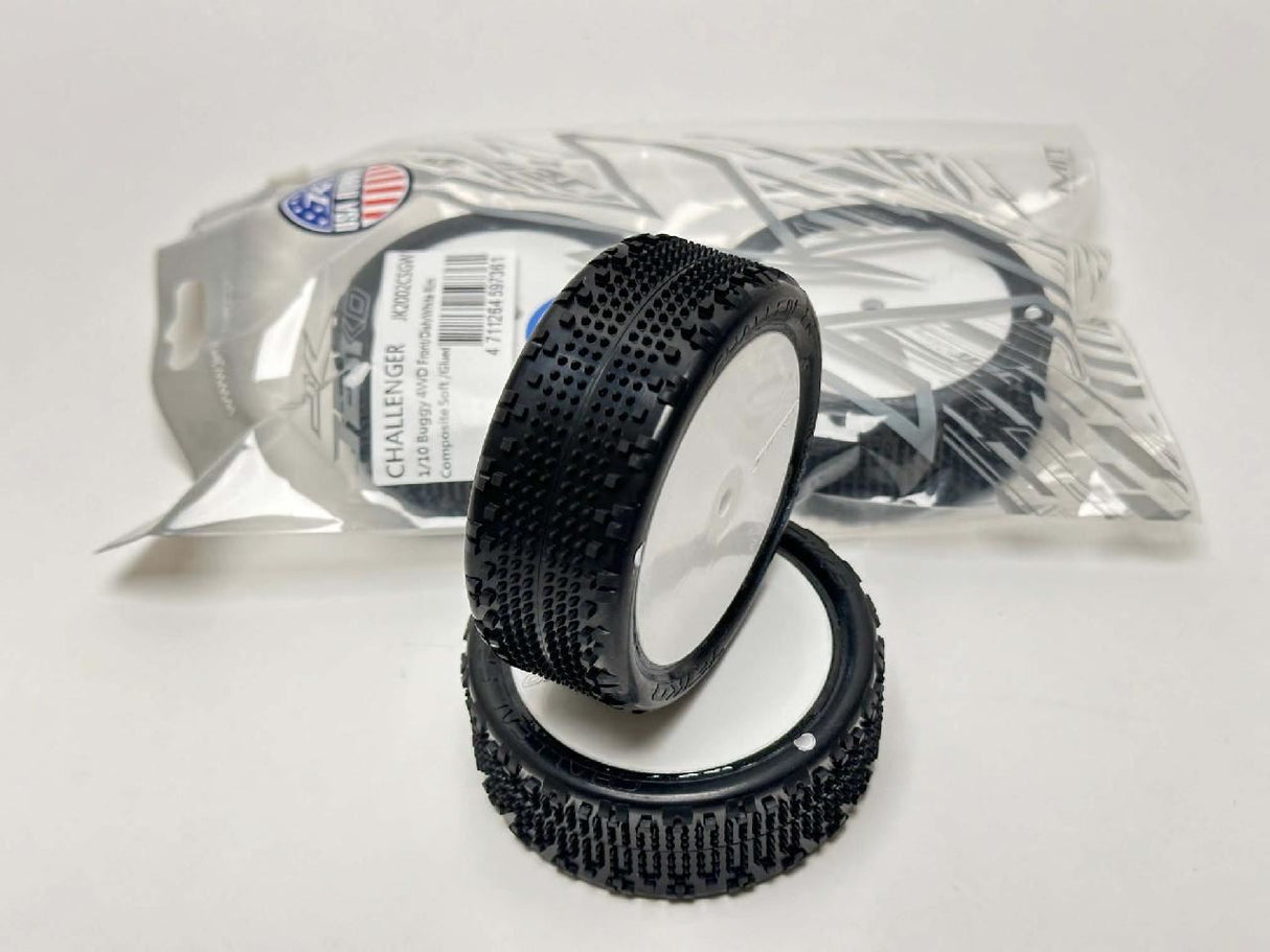 Jetko Challenger 1:10 Buggy 2.2 Front Tyres 4Wd Pre Mount Soft (2)