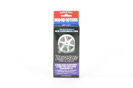 Tamiya 6-S Wheel W Drift Tyre X 2 26mm + 2