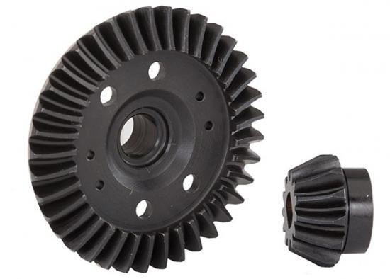 TRAXXAS Ring gear, diff/pinion, differential ( spiral cut) (rear)