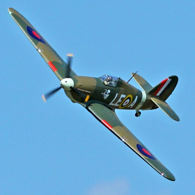 Xfly Hawker Hurricane Mk1 Brown/Green 1200Mm Pnp