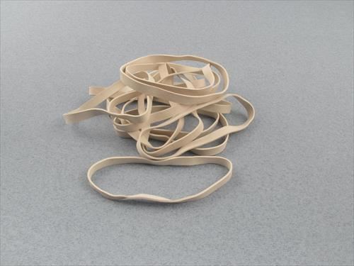 RACTIVE Wingbands White 4" 100x6mm (pk12)